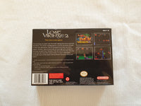 The Lost Vikings 2 SNES Reproduction Box With Manual - Top Quality Print And Material