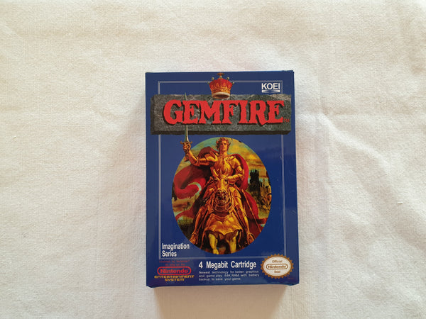Gemfire NES Entertainment System Reproduction Box And Manual