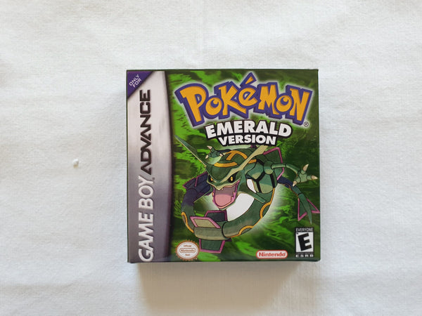 Pokemon Emerald  Version Gameboy Advance GBA - Box With Insert - Top Quality