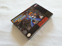 Megaman And Bass SNES Reproduction Box With Manual - Top Quality Print And Material