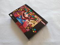 Brutal Mario World SNES Super NES Reproduction Box With Manual - Top Quality Print And Material