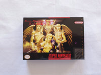 Shin Megami Tensei 2 SNES Reproduction Box With Manual - Top Quality Print And Material