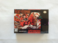 Secret Of Evermore SNES Reproduction Box With Manual - Top Quality Print And Material