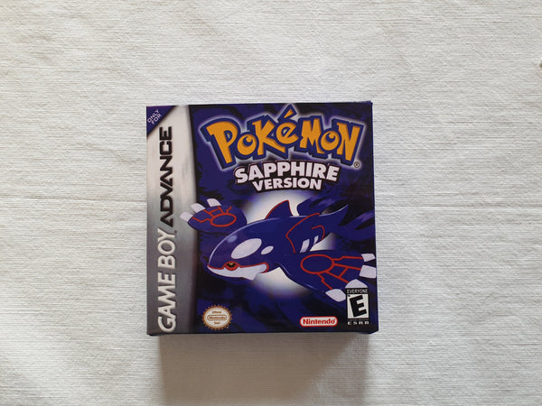 Pokemon Sapphire Version Gameboy Advance GBA - Box With Insert - Top Quality