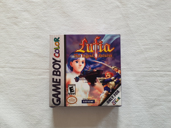 Lufia The Legend Returns Gameboy Color GBC Box With Manual - Top Quality Print And Material