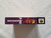 Conkers Bad Fur Day N64 Reproduction Box With Manual - Top Quality