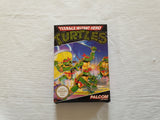 Turtles NES Entertainment System Reproduction Box And Manual