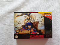 Fire Emblem Genealogy Of The Holy War SNES Reproduction Box With Manual - Top Quality Print And Material