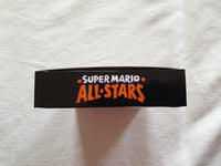 Super Mario All Stars SNES Reproduction Box With Manual - Top Quality Print And Material