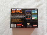 Super Mario All Stars SNES Reproduction Box With Manual - Top Quality Print And Material