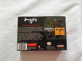 Romancing Saga 3 SNES Reproduction Box With Manual - Top Quality Print And Material