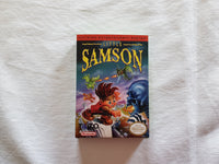 Little Samson NES Entertainment System Reproduction Box And Manual