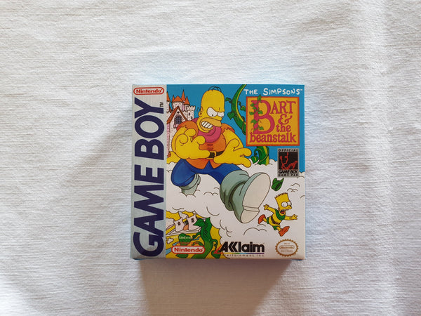 Bart And The Beanstalk Gameboy GB - Box With Insert - Top Quality