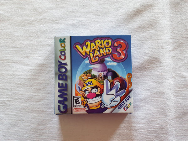 Wario Land 3 Gameboy Color GBC - Box With Insert - Top Quality
