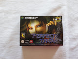 Perfekt Dark N64 Reproduction Box With Manual - Top Quality Print And Material