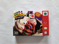 Clayfighter Sculptors Cut N64 Reproduction Box With Manual - Top Quality Print And Material