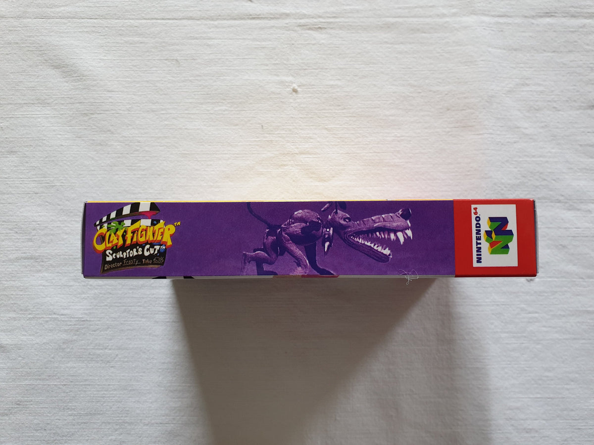 Clayfighter Sculptors Cut N64 Box With Insert Top Quality Best