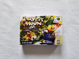 Harvest Moon N64 Reproduction Box With Manual - Top Quality Print And Material