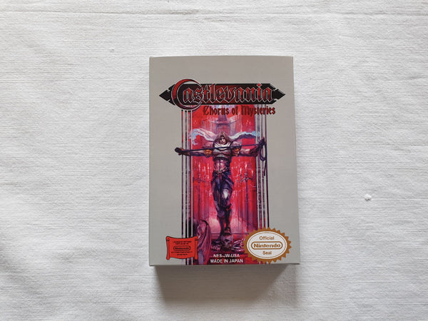 Castlevania Chorus Of Mysteries NES Entertainment System Reproduction Box