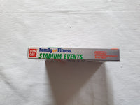 Stadium Events NES Entertainment System Reproduction Box And Manual