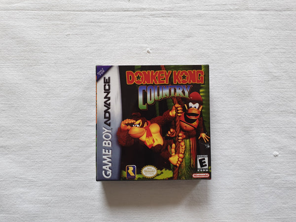 Donkey Kong Country Gameboy Advance GBA Reproduction Box And Manual