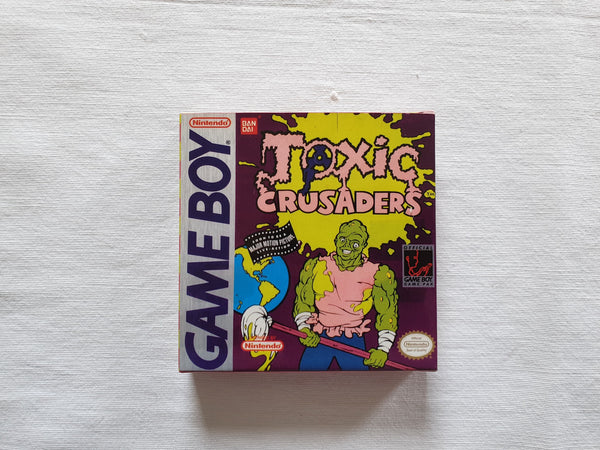 Toxic Crusaders Gameboy GB Reproduction Box With Manual - Top Quality Print And Material