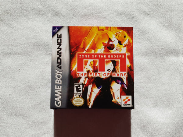 Zone Of The Enders The Fist Of Mars Gameboy Advance GBA - Box With Insert - Top Quality