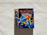 Pokemon Blue Gameboy GB Reproduction Box With Manual - Top Quality Print And Material