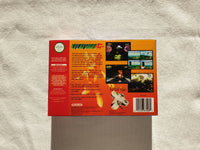 Lylat Wars N64 Reproduction Box With Manual - Top Quality Print And Material