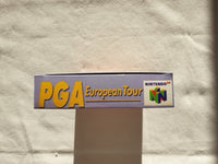 PGA European Tour N64 Reproduction Box With Manual - Top Quality Print And Material