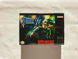 The Legend Of Zelda Goddess Of Wisdom SNES Reproduction Box With Manual - Top Quality Print And Material
