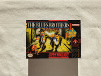 The Blues Brothers SNES Reproduction Box With Manual - Top Quality Print And Material