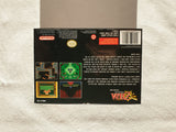 The Legend Of Zelda Parallel Worlds SNES Reproduction Box With Manual - Top Quality Print And Material