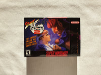 Street Fighter Alpha 2 SNES Super NES - Box With Insert - Top Quality