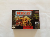 Gemfire SNES Reproduction Box With Manual - Top Quality Print And Material