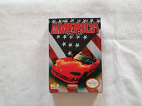Race America NES Entertainment System Reproduction Box And Manual