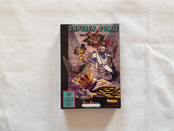 Captain Comic NES Entertainment System Reproduction Box And Manual