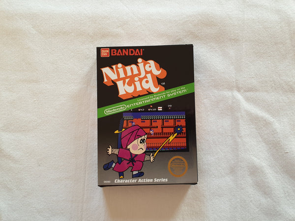 Ninja Kid NES Entertainment System Reproduction Box And Manual