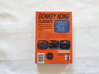 Donkey Kong Classics NES Entertainment System Reproduction Box And Manual