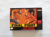Final Fight SNES Reproduction Box With Manual - Top Quality Print And Material