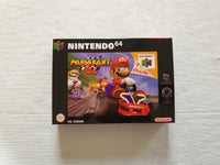 Mario Kart 64 N64 Reproduction Box With Manual - Top Quality Print And Material