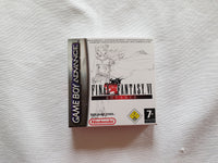 Final Fantasy VI Gameboy Advance GBA Reproduction Box And Manual