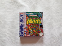Turtles Fall of The foot Clan Gameboy GB Reproduction Box With Manual - Top Quality Print And Material