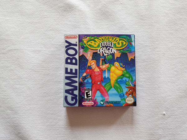 Battletoads Double Dragon Gameboy GB Reproduction Box With Manual - Top Quality Print And Material