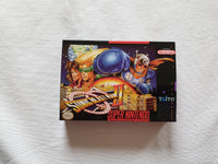 Sonic Blastman 2 SNES Reproduction Box With Manual - Top Quality Print And Material