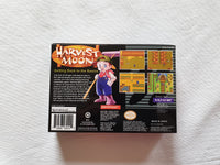 Harvest Moon SNES Super NES - Box With Insert - Top Quality