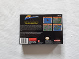 Super Bomberman SNES Reproduction Box With Manual - Top Quality Print And Material