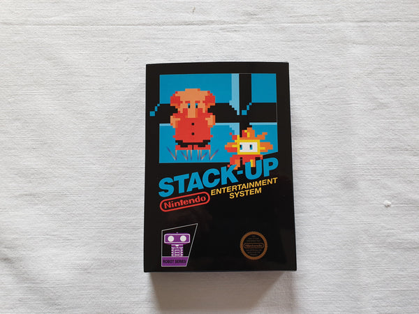 Stack Up NES Entertainment System Reproduction Box And Manual