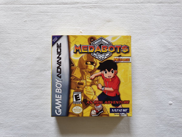 Medabots Metabee Gameboy Advance GBA Reproduction Box And Manual
