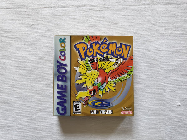Pokemon Gold Gameboy Color GBC - Box With Insert - Top Quality